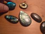 Labradoriet cabochon geslepen, knuffelsteen en oog 80 gram, Ophalen of Verzenden, Nieuw
