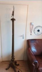 Antiek Frankrijk zinken art nouveau jugendstil vloerlamp, Antiek en Kunst, Antiek | Lampen, Ophalen of Verzenden