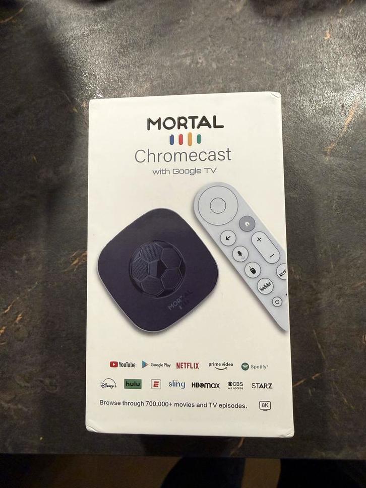 Google Chromecast met Google TV - Nieuwstaat!, Audio, Tv en Foto, Mediaspelers, Zo goed als nieuw, Zonder harde schijf, HDMI, Ophalen of Verzenden