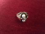 Zware gouden ring met parels, Pandora, Ophalen of Verzenden, Zo goed als nieuw, 1 bedel