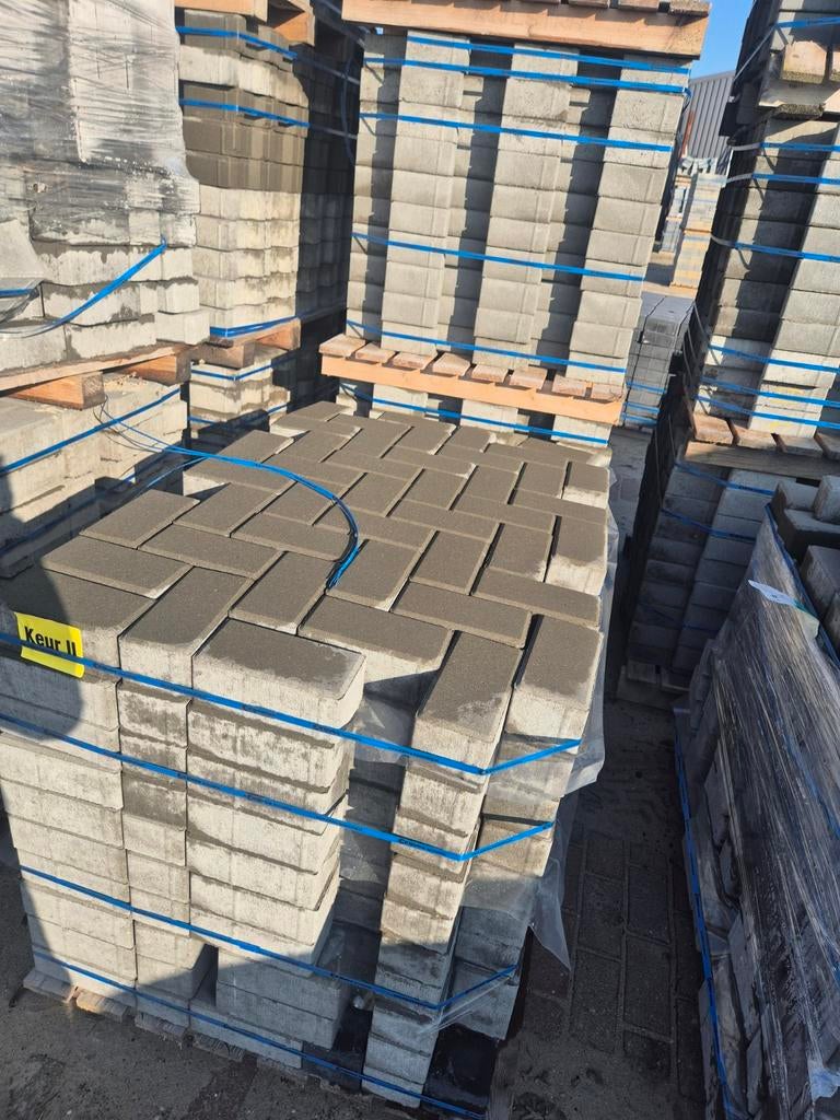 B keuze klinkers  grijs, Tuin en Terras, Tegels en Klinkers, Ophalen of Verzenden, Nieuw, Beton, Klinkers