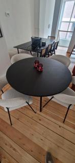 Hay loop stand round eettafel 120cm zwart, Huis en Inrichting, Ophalen, Rond, Zo goed als nieuw, 100 tot 150 cm