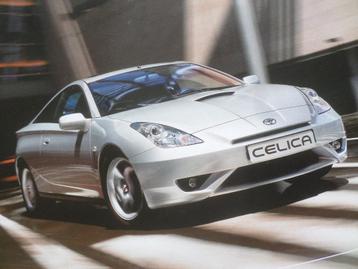 Toyota Celica Facelift 2002 Brochure beschikbaar voor biedingen