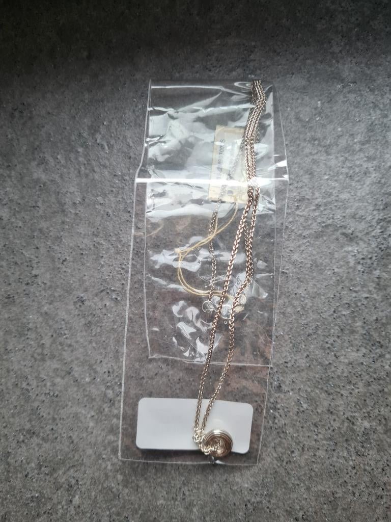 ANNA + NINA ketting necklace zilver 925 met bedel, Met hanger, Nieuw, Ophalen of Verzenden, Zilver