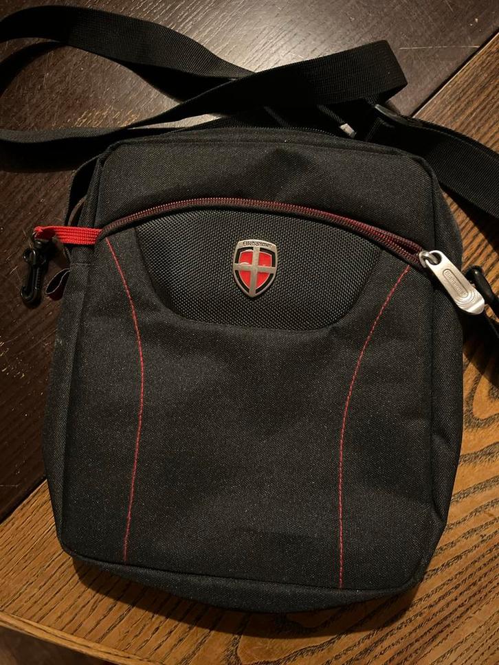 Ellehammer Schoudertas - Zwart, Sieraden, Tassen en Uiterlijk, Tassen | Schoudertassen, Zo goed als nieuw, Overige merken, Zwart