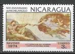 Nicaragua 1974 - Yvert 984 - Michelangelo (PF), Ophalen, Midden-Amerika, Postfris