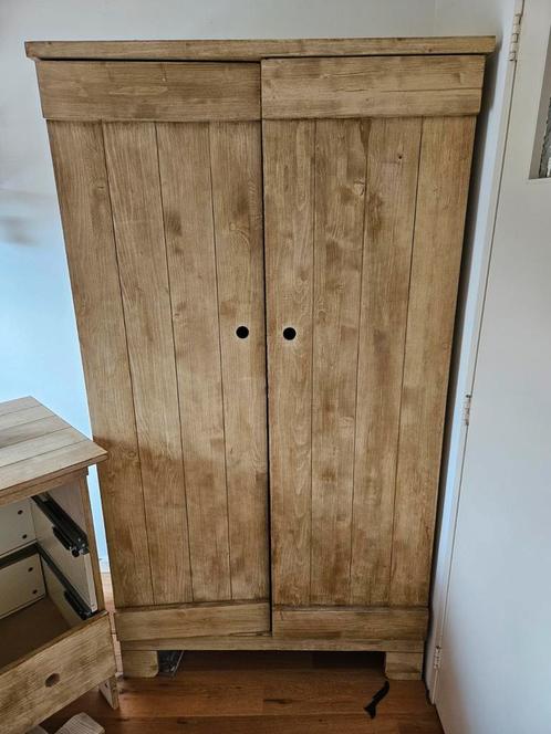 Kledingkast en ledikant van Bopita, Huis en Inrichting, Kasten | Kledingkasten, Gebruikt, 150 tot 200 cm, 50 tot 75 cm, Ophalen
