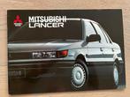 Autofolder/Brochure Mitsubishi Lancer 1988, Ophalen of Verzenden, Nieuw, Mitsubishi