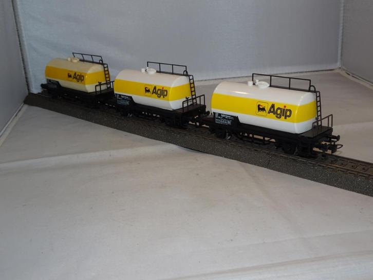 6 x Marklin 4443 ketelwagon AGIP FS Italië NIEUW OVP (#913), Hobby en Vrije tijd, Modeltreinen | H0, Nieuw, Wagon, Wisselstroom