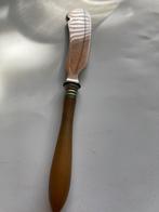 Antiek Zilver Botermes met benen Handvat, Ophalen of Verzenden