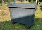 Afvalcontainer 500 liter grijs, Ophalen, Gebruikt, Kunststof