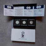 Nederland Officiële Zilveren 3 Koninginnen Prestige set +DVD, Postzegels en Munten, Koningin Beatrix, Zilver, Overige waardes