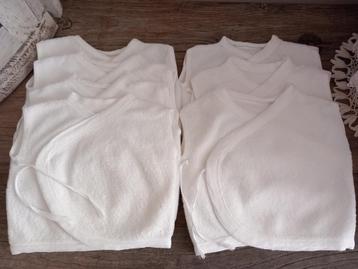 Vintage baby overslag hemdjes maat 50 merk KIJO jaren 50  beschikbaar voor biedingen