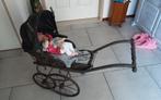 antieke poppenwagen, Ophalen, Gebruikt, Babypop
