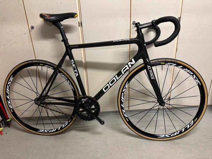 Dolan Seta Carbon Baanfiets - 56cm, Fietsen en Brommers, Fietsen | Racefietsen, Zo goed als nieuw, Heren, Overige merken, Minder dan 10 versnellingen