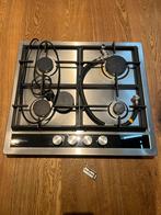 Siemens gaskookplaat rvs, Witgoed en Apparatuur, Kookplaten, Ophalen, Gebruikt, 4 kookzones, Inbouw