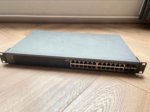 24 port Gigabit Netgear Prosafe GS728TP POE switch, Computers en Software, Netwerk switches, Zo goed als nieuw, Ophalen of Verzenden