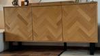 Visgraat dressoir kast Jysk, Huis en Inrichting, Ophalen, Zo goed als nieuw, 25 tot 50 cm, 150 tot 200 cm