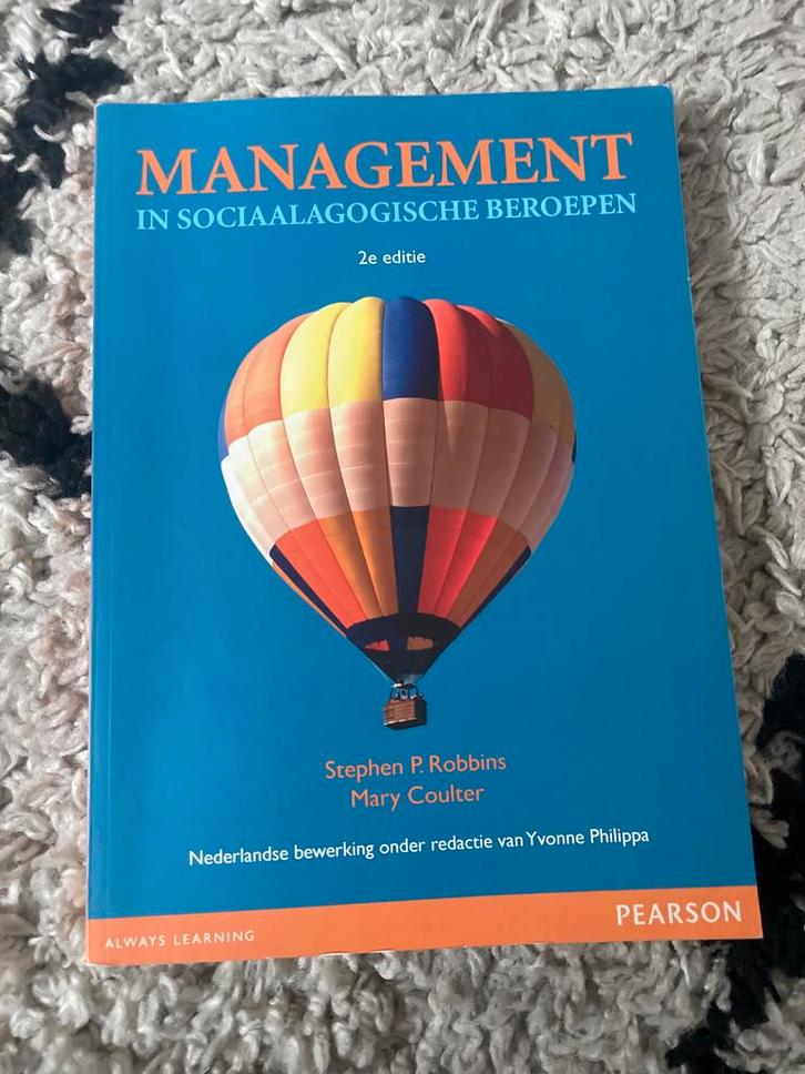 Management in Sociaalagogische Beroepen - Robbins, Boeken, Studieboeken en Cursussen, Gelezen, HBO, Alpha, Ophalen of Verzenden