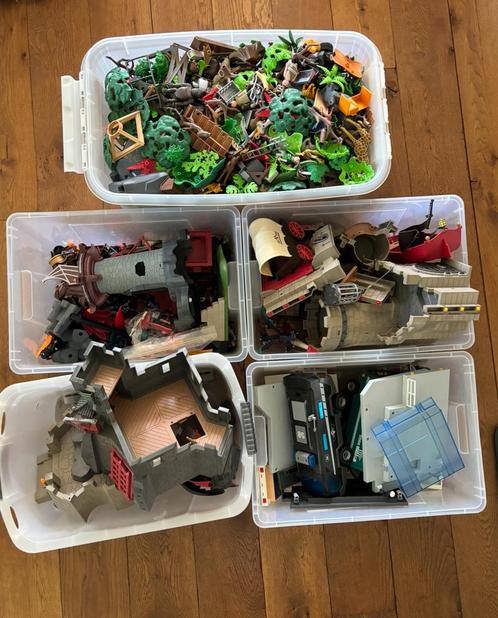 20 kilo playmobil van castle, dieren en politie, Kinderen en Baby's, Speelgoed | Playmobil, Zo goed als nieuw, Ophalen