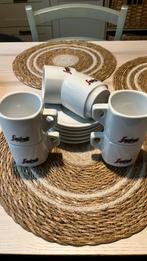 6 kop en schotels Segafredo koffiekoppen, Ophalen of Verzenden, Zo goed als nieuw, Overige stijlen, Kop(pen) en/of Schotel(s)