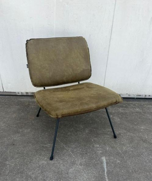 1 stuk lobby design fauteuil microleder moss groen nieuw, Huis en Inrichting, Fauteuils, Nieuw, Leer, Metaal, Ophalen