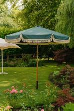 Vintage Parasol ø 3m Z.G.A.N, Tuin en Terras, Parasols, Ophalen, Zo goed als nieuw, 2 tot 3 meter, Stokparasol