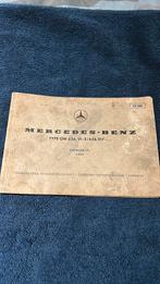 Origineel Mercedes-Benz onderdelenboek OM636 – 1965, Ophalen of Verzenden