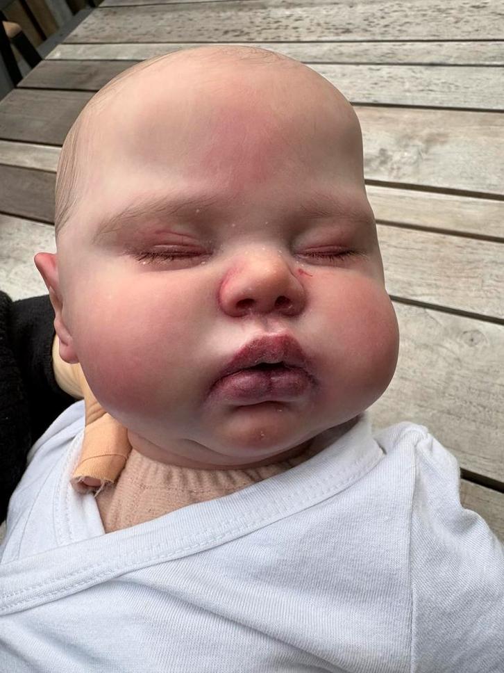Reborn pickle, Verzamelen, Poppen, Zo goed als nieuw, Babypop, Levensecht of Reborn, Ophalen of Verzenden
