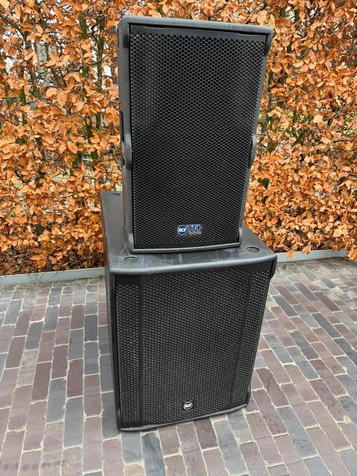 Rcf sub 8003 as II mk2 + TT22A, Muziek en Instrumenten, Versterkers | Keyboard, Monitor en PA, Gebruikt, 1000 watt of meer, Ophalen of Verzenden