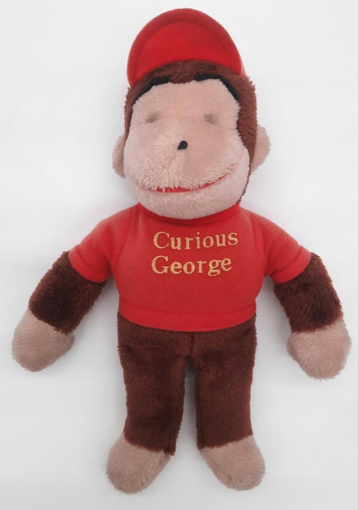 Vintage Curious George Aap knuffel ca. 35cm, Kinderen en Baby's, Speelgoed | Knuffels en Pluche, Gebruikt, Overige typen, Ophalen of Verzenden