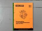 Holder tractor werkplaatsboek VD2 VD3 diesel motor, Ophalen of Verzenden, Gelezen