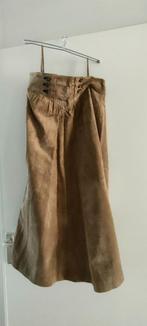 Leren rok bruin, Kleding | Dames, Ophalen, Bruin, Atelier Goldner Schnitt, Maat 42/44 (L)