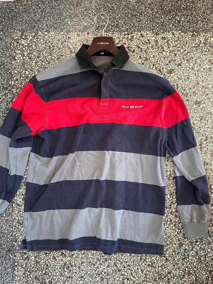 Ralph Lauren Sport trui shirt polo rugby sweater, Kleding | Heren, Truien en Vesten, Gedragen, Maat 48/50 (M), Overige kleuren