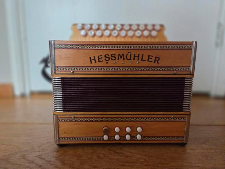 Hessmühler Diatonische Trekzak - Prachtig Instrument!, Muziek en Instrumenten, Accordeons, Overige formaten, Overige merken, Ophalen of Verzenden