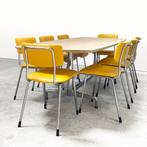 Vintage Gispen stoelen opnieuw bekleed, info in omschrijving, Huis en Inrichting, Stoelen, Ophalen, Metaal, Overige kleuren, The haystack