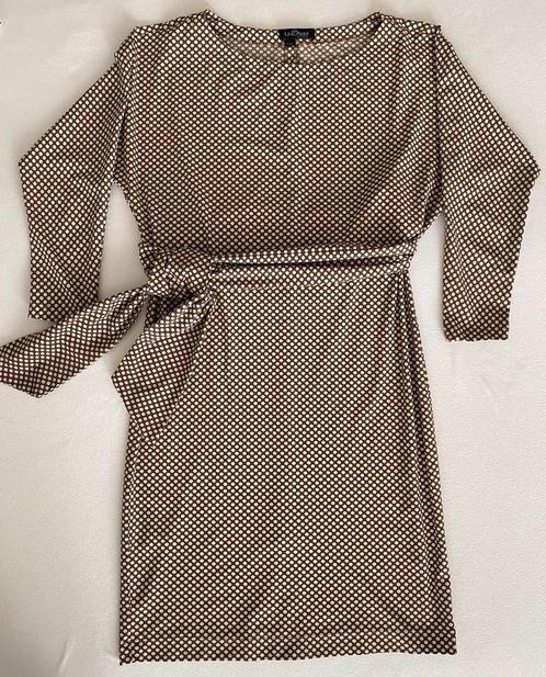 La Dress jurk jurkje van La Dress - ZGAN, Kleding | Dames, Jurken, Zo goed als nieuw, Maat 36 (S), Bruin, Boven de knie, Verzenden