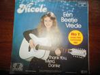 single nicole een beetje vrede 45rpm jukebox vinyl record, Gebruikt, 7 inch, Single, Ophalen of Verzenden