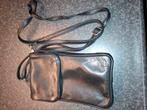 Leren Berba tasje, Ophalen of Verzenden, Zo goed als nieuw, Zwart, Schoudertasje