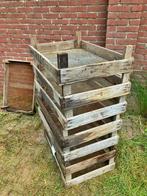 Oude vintage houten kisten / gaasbakken, Ophalen, Gebruikt, 50 tot 100 cm, Minder dan 50 cm