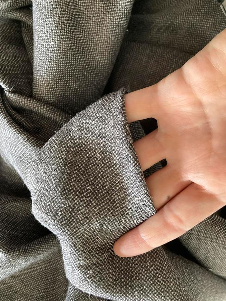 50% stofkorting! Elegante wollok overgordijnen op maat, Huis en Inrichting, Stoffering | Gordijnen en Lamellen, Nieuw, 200 cm of meer