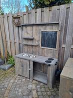 Steigerhouten kinderkeuken, Ophalen, Nieuw, Hout