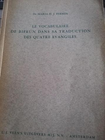 le vocabulaire de Bifrun dans sa traduction des 4 evangiles beschikbaar voor biedingen