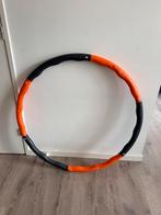 Bodyhoop Fitness Hoelahoep - oranje/zwart, 1,8kg, Sport en Fitness, Ophalen of Verzenden, Met gewicht, Zo goed als nieuw, Fitness hoelahoep
