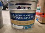 Sikkens Alphacryl Pure Mat SF - 10L, Beige, Nieuw, Ophalen of Verzenden, Verf