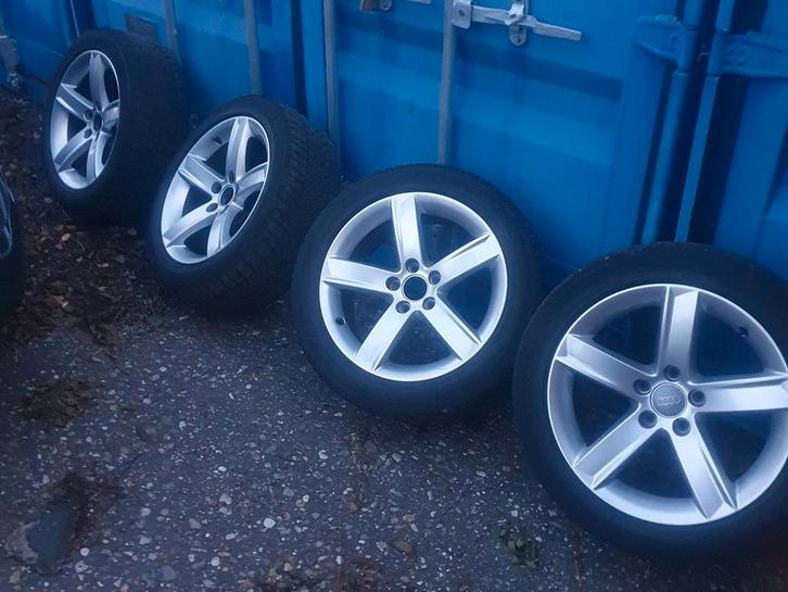 17 inch Originele Audi velgen 5x112, Auto diversen, Wieldoppen, Ophalen of Verzenden