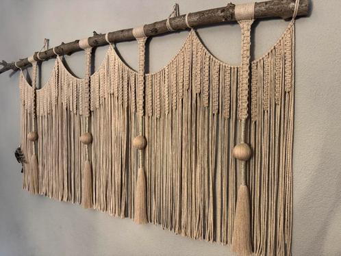 Macramé ibiza style wanddecoratie handgemaakt, Huis en Inrichting, Woonaccessoires | Wanddecoraties, Nieuw, Ophalen