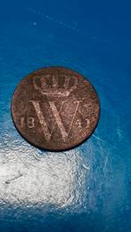 Halve cent 1841 bodemvondst, Postzegels en Munten, Munten | Nederland, Koningin Wilhelmina, Overige waardes, Ophalen of Verzenden