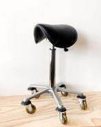 Sibel Roller Coaster Kapperskruk: Hairdresser Saddle Stool, Ophalen, In hoogte verstelbaar, Gebruikt, Staal