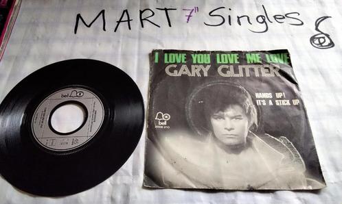 Gary Glitter I Love You Love Me love Single Rock Glam 1973, Cd's en Dvd's, Vinyl Singles, Gebruikt, Single, Pop, 7 inch, Verzenden
